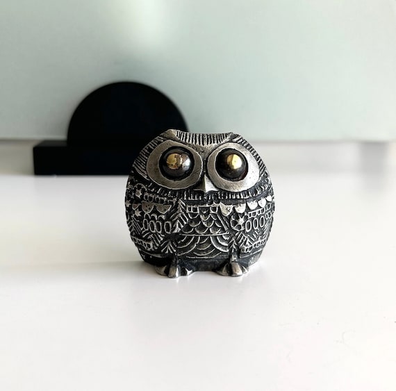 Rare Vintage Design Owl Sculpture by JARCZ