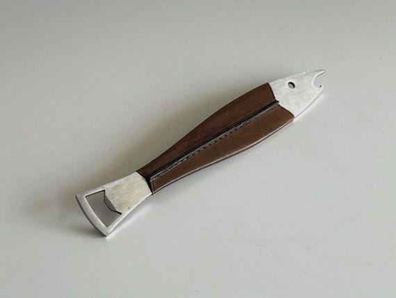 Vintage Fish Shaped Bottle Opener by Carl AUBOCK