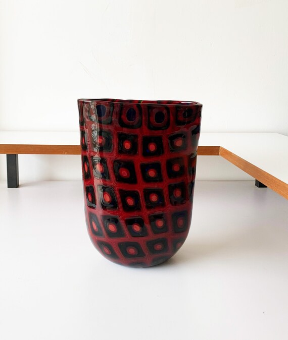 Rare Pollio PERELDA "Cattedrale" vase for FRATELLI TOSO circa 1957