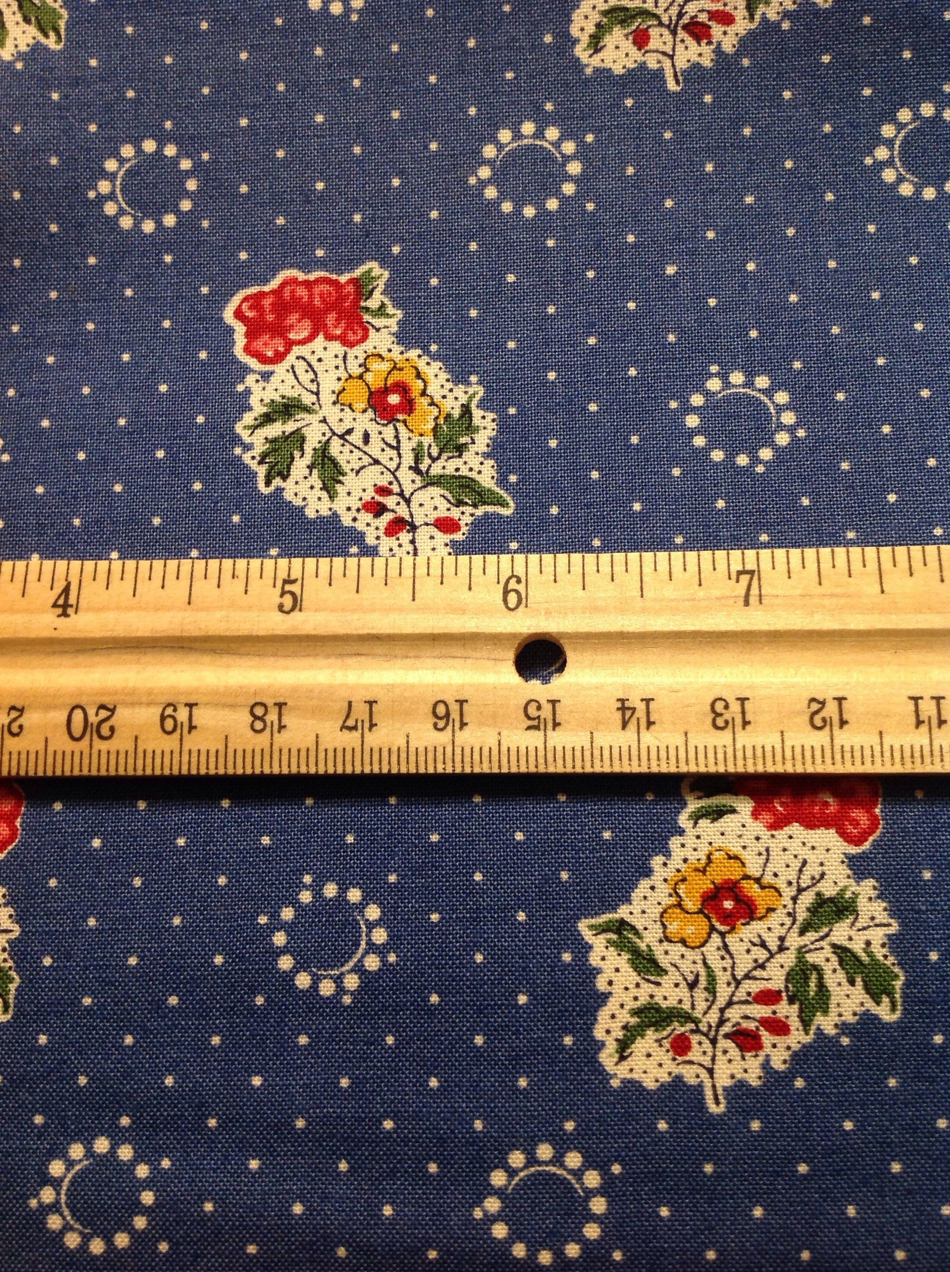 Provençal by American Jane Sandy Klop for Moda Blue Floral Etsy