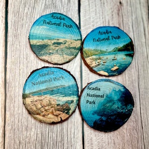 Acadia National Park Magnet | Acadia | Beehive | Photo Wood Slice Ornament | Acadia National Park Ornament | Bar Harbor | Maine