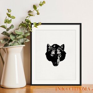 Wolf Print, Wolf Art, Square Print, Wolf Art, Animal Print, Home Art, Office Art, 8x8, erschwingliche Kunst, 8x10 Print, 5x7, Schlafzimmer Wand Ideen