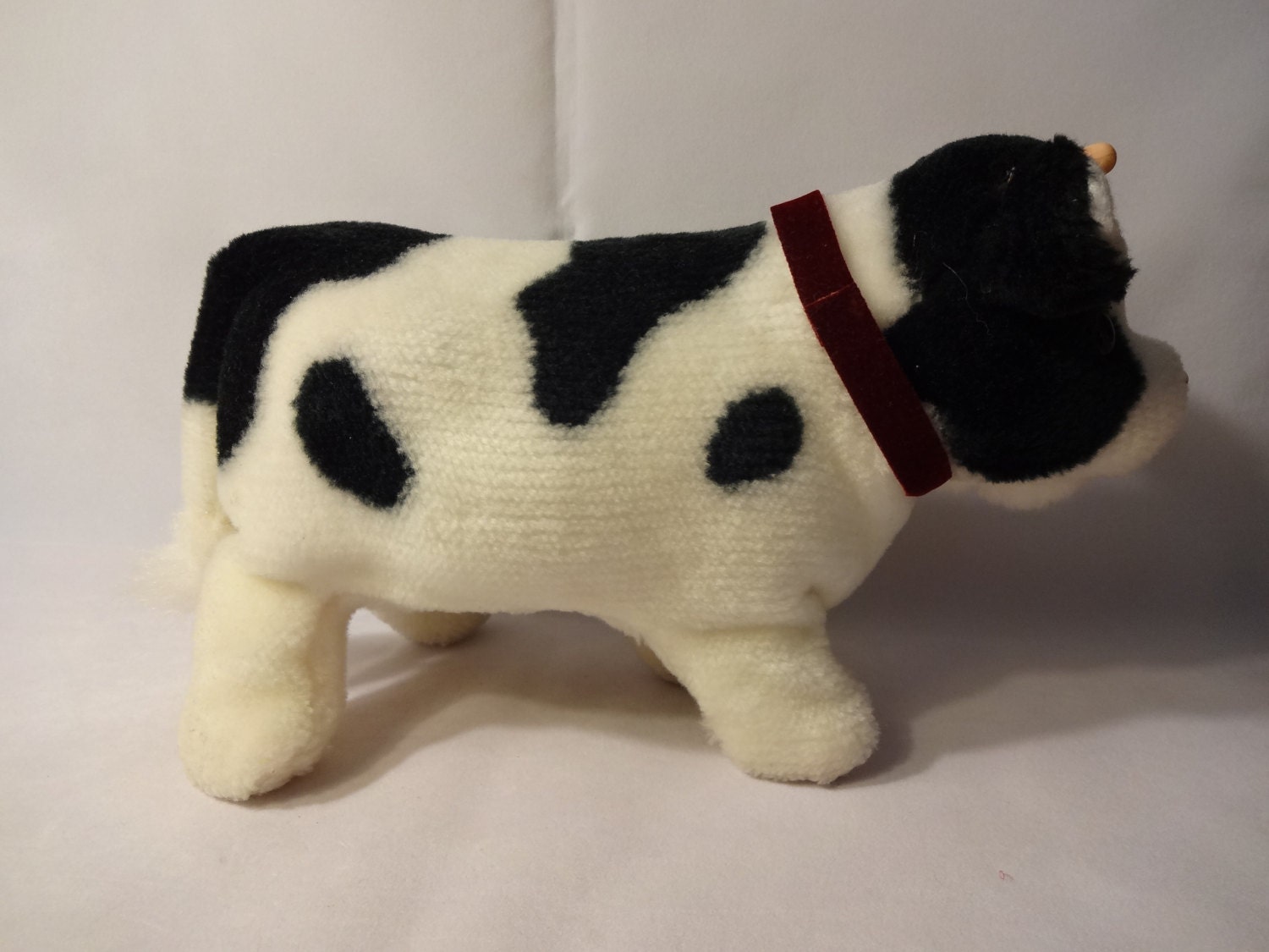 Roly Poly Cow Battery Operated Animated Vintage Toy Etsy