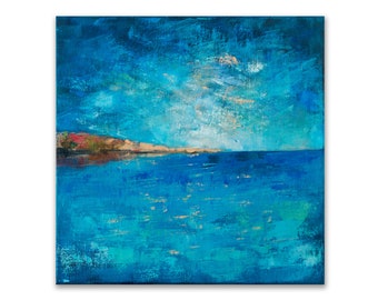 Original Oil Painting Wall Art On Canvas Painting Beach, Oil Painting Original contemporary art wall decor canvas art painting oilpainting