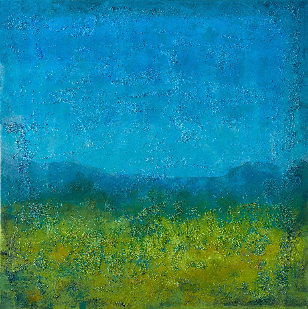 Giclée Fine Art Print ABSTRACT LANDSCAPE, Landscape Print, Mountain ...