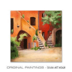 Original Oil Painting on Canvas Wall Art Painting Oil Painting Original art contemporary wall decor canvas art painting Rome
