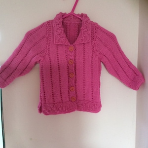 Pretty In Pink Cardigan image 1