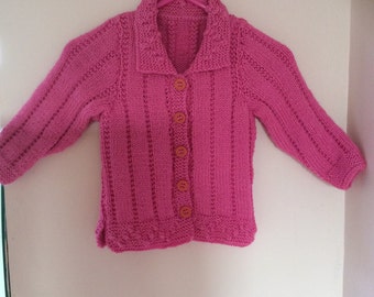Pink baby Cardigan