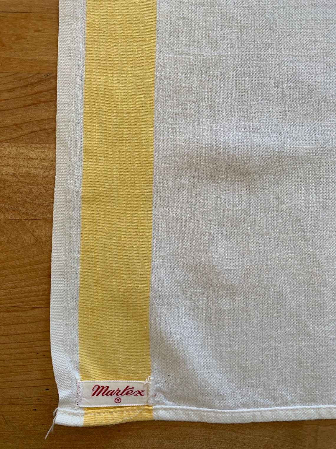 Toalla de cocina vintage rayas amarillas | Etsy