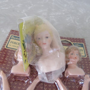 Porcelain Doll Parts Head Arms Angel Craft Supply DIY NIP Darice No. 1224-20 Doll Crafting