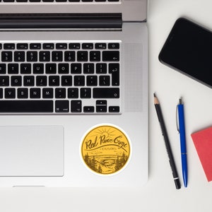 Classic Yellow Red River Gorge Sticker