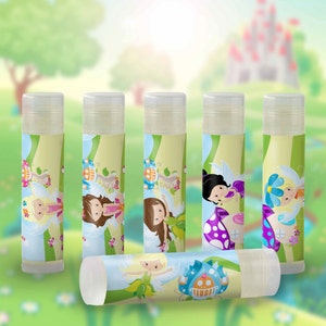 Fairy Party Favors  Fairy Birthday Party,Fairy Garden Party  Lip Balm Party Favors-Fairy Theme,Set of 6