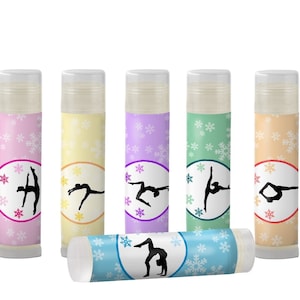 Gymnastics Party Favors  Birthday Party Favors, Winter themed Party Favors for Kids, 2 Tone   Add your message , Set of 6