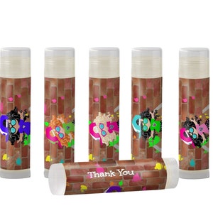 Girls Skateboard Party   Skateboard Birthday, Girls  Skateboard Party,  Girls Party Favors,Skating Party Supplies, Lip Balm Favors Set of 6