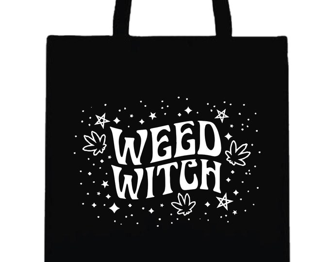 Weed Witch Tote Bag