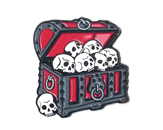 The Treasure Chest Enamel Pin