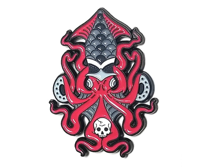 The Kraken Enamel Pin