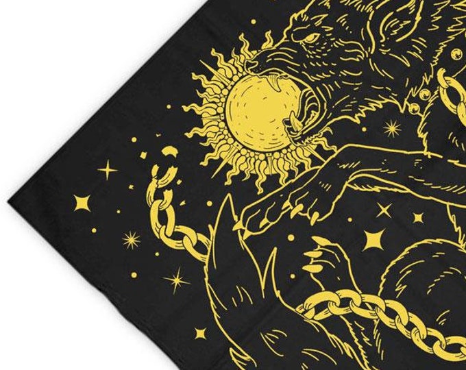 Fenrir Bandana (Yellow Ink)