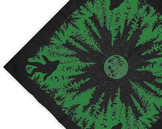 Forest Walker Bandana (Green Ink)