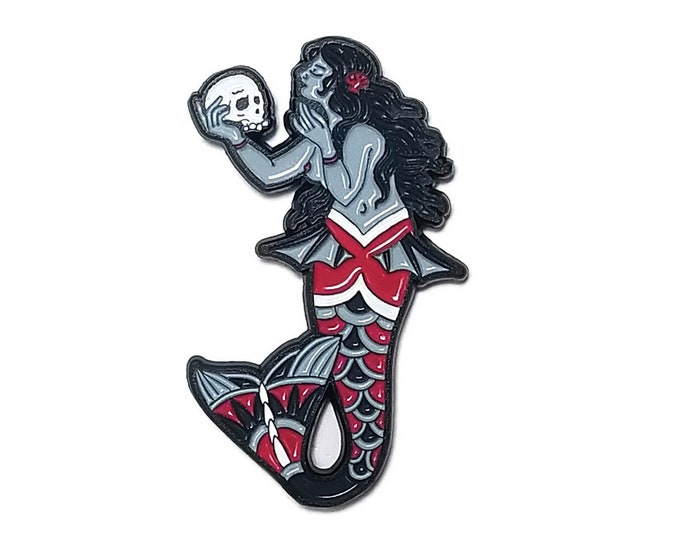 The Siren Enamel Pin