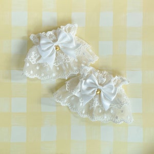 Polsini dolci del polso del pizzo di Lolita/polsini svegli del polso del pizzo della stella del nastro l Polsini del polso del pizzo