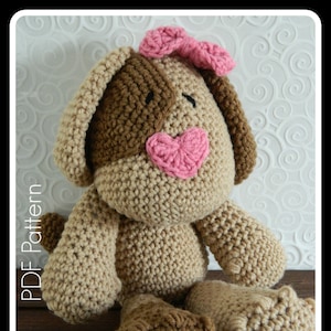 Crochet Amigurumi Girl Puppy/Dog Toy Pattern {PDF PATTERN ONLY}
