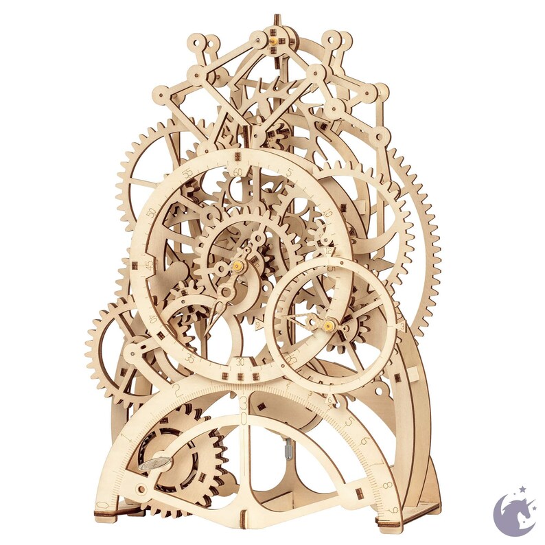 Pendulum Clock Mechanical Gears Kit Handcraft Windup Clock Etsy