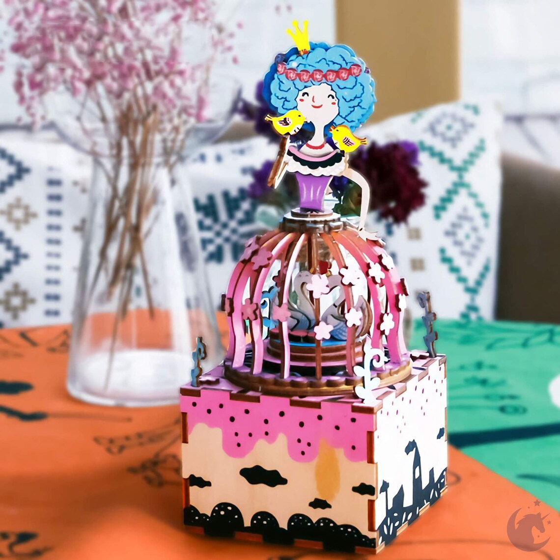 Princess Windup Musical Box AM405 Robotime Rolife DIY Etsy