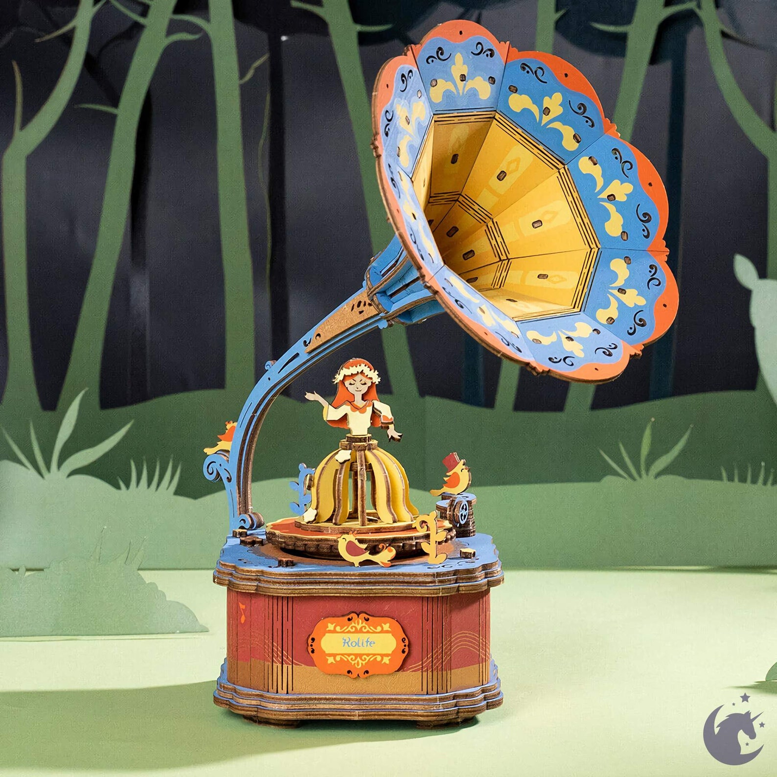 Vintage Gramophone DIY Music Box Etsy UK