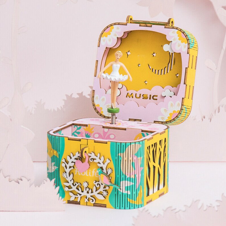 Ballerina Music Box Windup Musical Box AMD52 Robotime Etsy