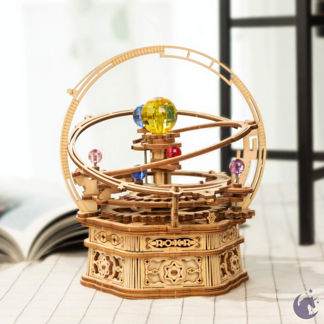 Starry Night Wind-up Mechanical Music Box AMK51 Robotime - Etsy