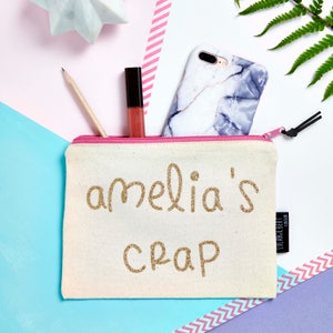 Personalised &#39;Face&#39; Make Up Bag