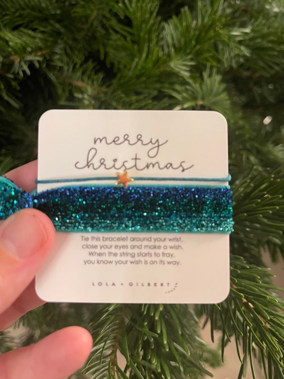 Christmas Bracelet Hair Tie Hair Tie Wish Bracelet