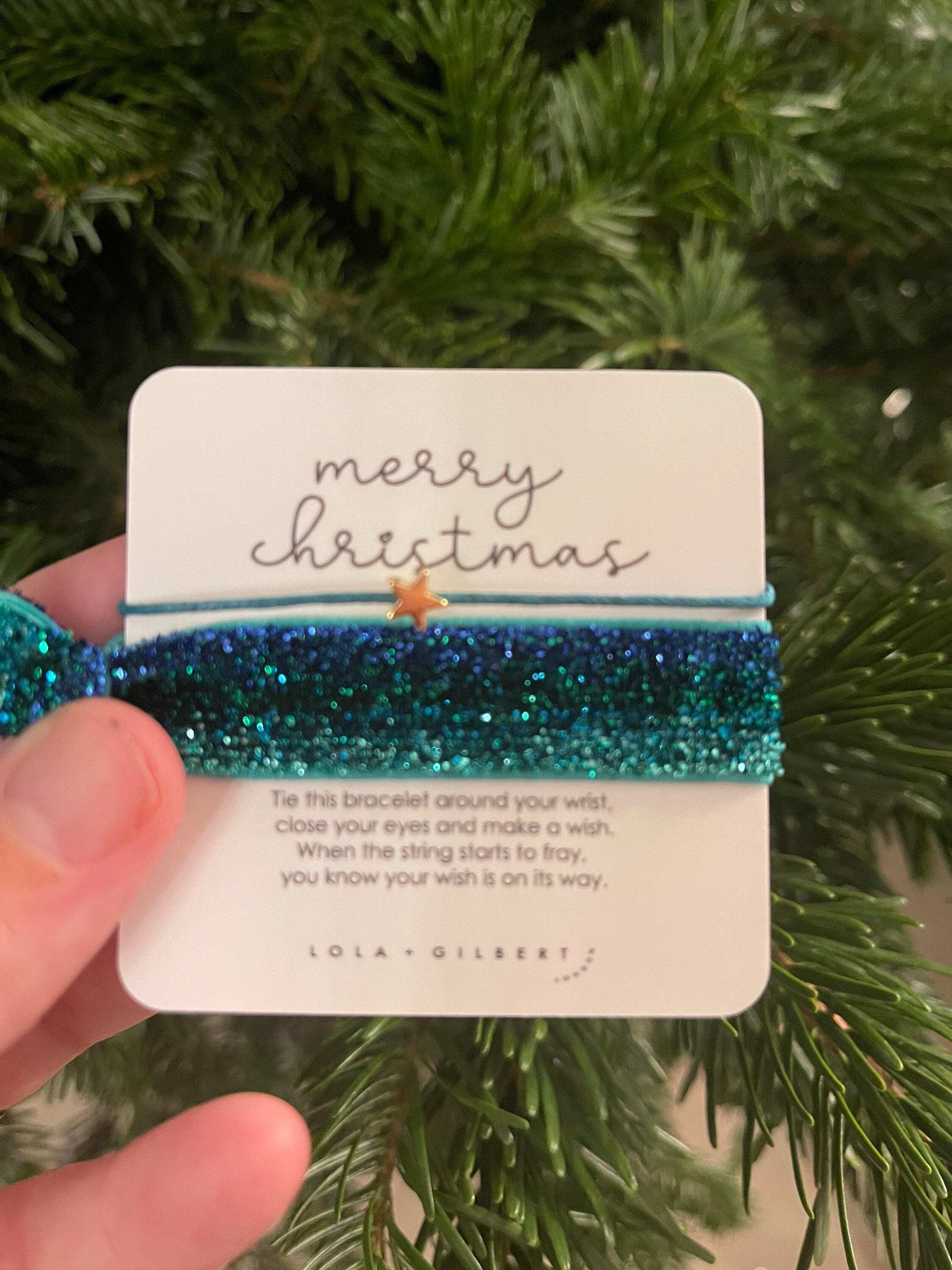 Christmas Bracelet Hair Tie Hair Tie Wish Bracelet