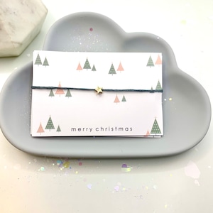 Weihnachtsarmband - Wunscharmband - Strumpffüller - Weihnachtsgeschenk - Weihnachten Wunsch Armband ***
