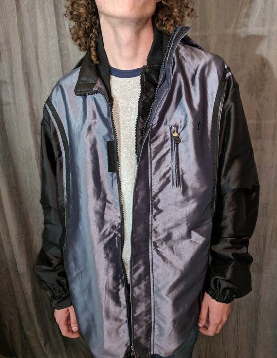 reflective guess jacket
