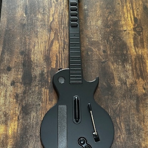 Mech modded Guitar Controller for FN Festival, Clone Hero, Guitar Hero, Rock Band RP2040 Pico USB, Blackout Edition