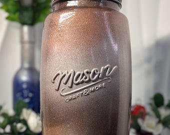 Antique Rust -- Light Proof / Smell Proof Stash Jar 81 oz Unique **Medium**