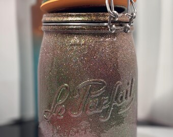 Bastón de caramelo - Frasco de almacenamiento a prueba de olores y luz, 32 oz, único **Mediano** La Parfait