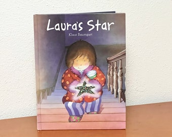 Laura's Star Livre pour enfants, première édition américaine 1997, Klaus Baumgart, imprimé en Belgique