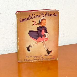 Vintage book for children &quot;GERALDINE BELINDA&quot; by Marguerite Henry, 1942