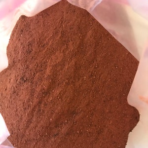 1 Pound Earthy Powder, Red Dirt Edible, Red Clay,Dirt, Edible Clay, Iron,  Natural Iron, Oklahoma Red Dirt, Dried Clay, Powder Dirt, Eat Dirt