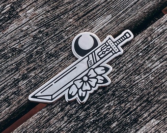 The Buster Blade - 40mm Enamel Pin