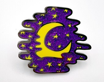 Starry Night Enamel Pin