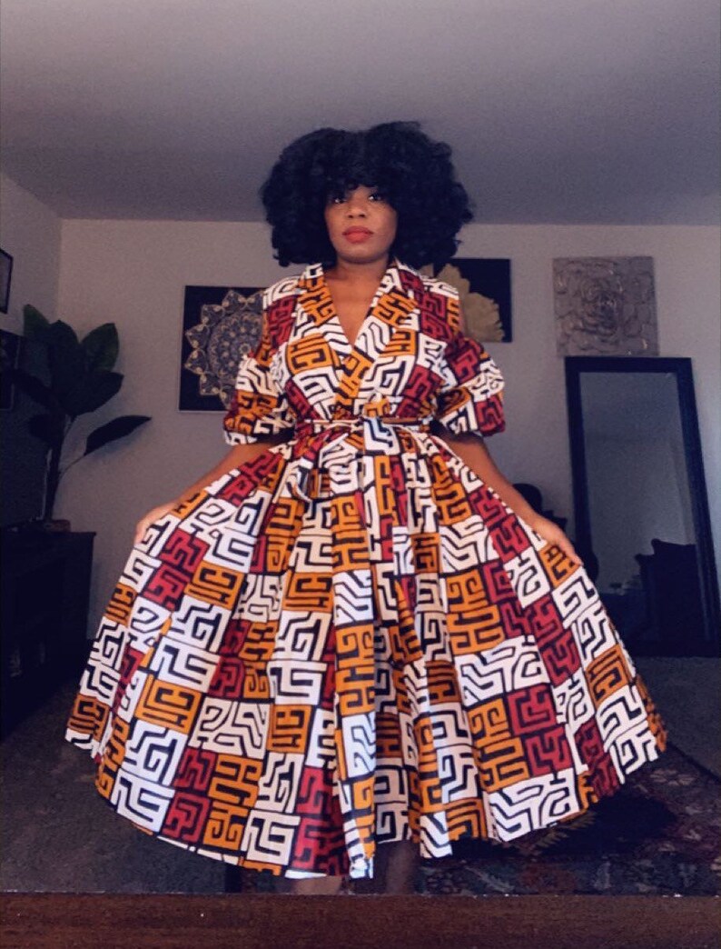 Ankara frisky dress