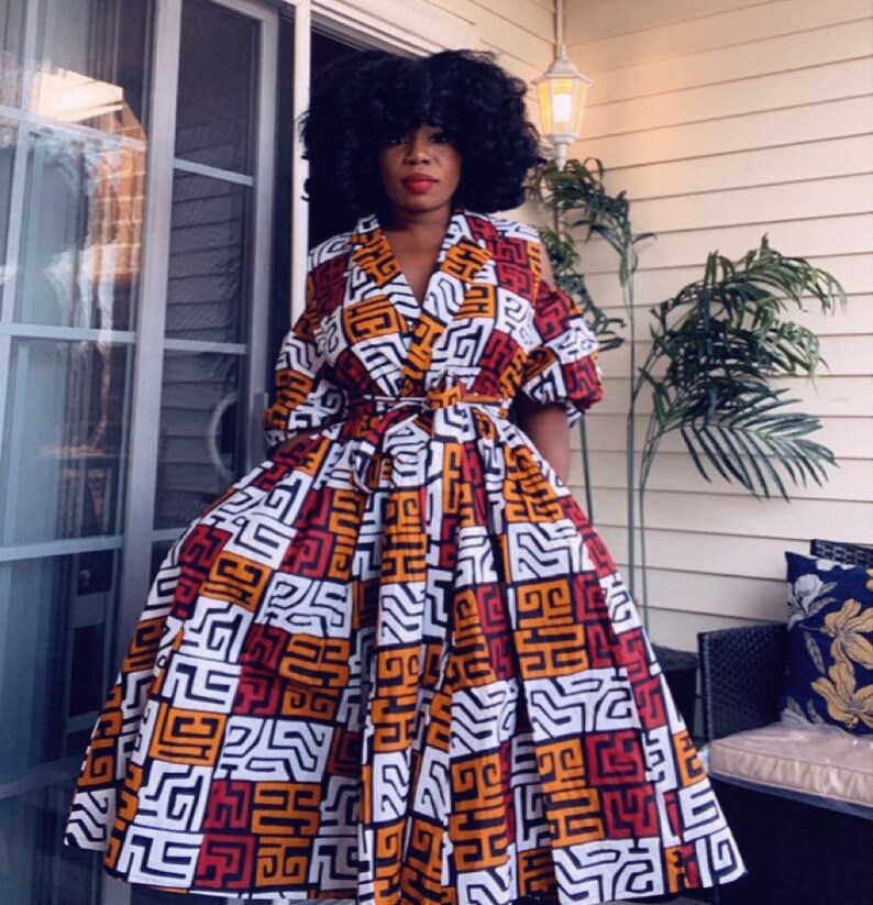 Ankara frisky dress