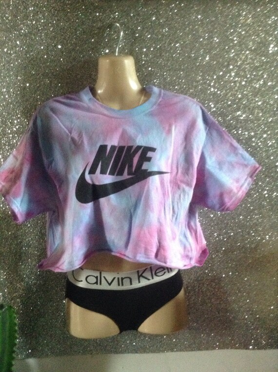 nike tie dye crop top