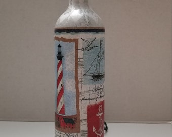 Handcrafted nightlight - Lighthouse - Sailing - Nautical