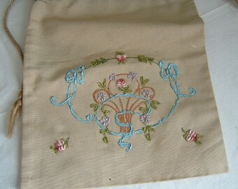 A Very Pretty Toilet Bag Perfect For a Victorian Bathroom Setting