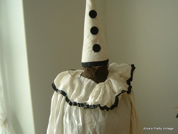 A Wonderful 1920's Pierrot the Clown Costume